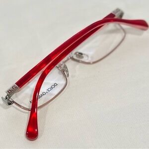 Dolce & Gabbana Vibrant Red Glasses